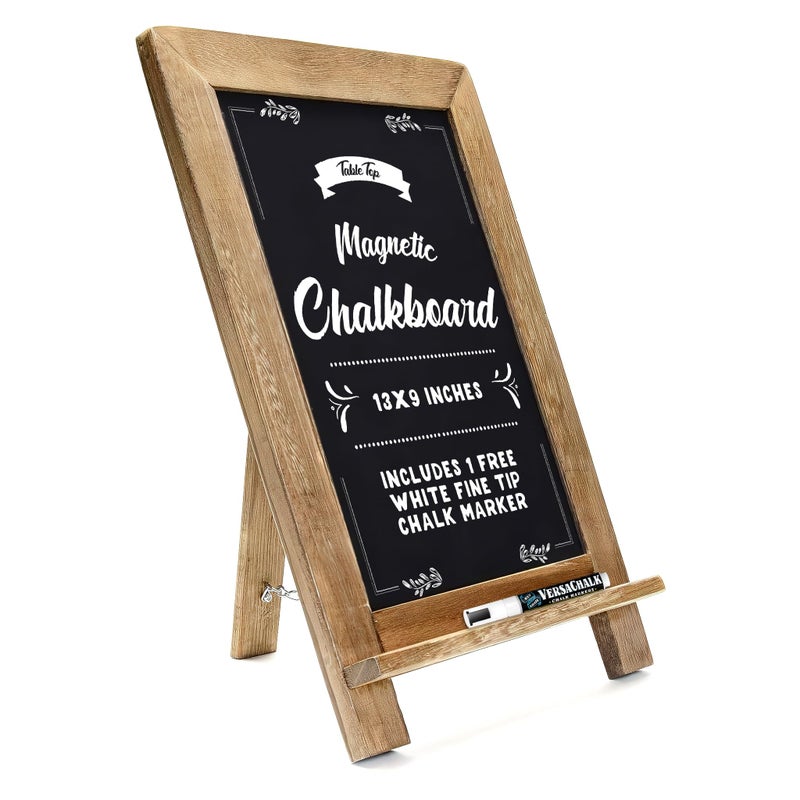 VersaChalk Kickstand Tabletop Chalkboard - 13"x9" - Image 1